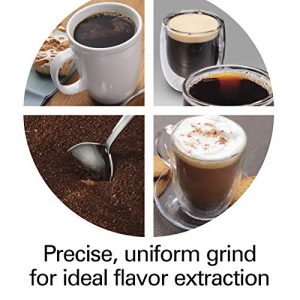 Hamilton Beach Professional Hamilton Beach Professional Stainless Steel Conical Burr Digital Coffee Grinder, 39 Adjustable Grind Settings, Black (80405)