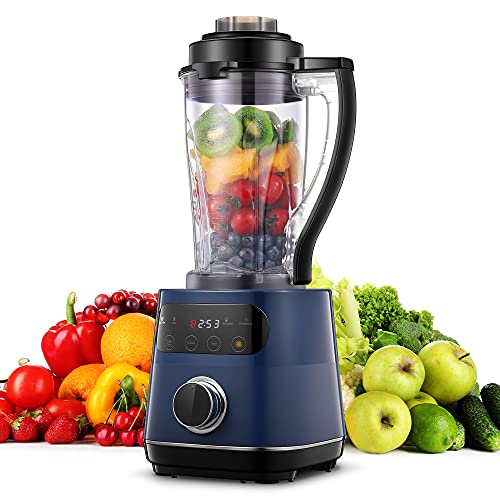 Ke- Blender for Kitchen, Smoothie Blender for Shakes and Smoothies, 1200W Professional Countertop Blender with Touch Screen, Various Speed Control, 60oz BPA Free Pitcher for Frozen Fruits, Ice Crush