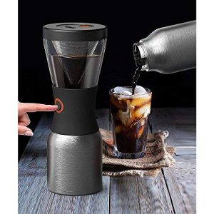 Asobu Coldbrew Portable Cold Brew Coffee Maker with a Vacuum Insulated 40oz Stainless Steel 18/8