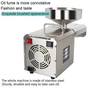 Funwill Oil Press Machine, 610W Automatic LCD Touch Screen Electric Oil Press Extractor Presser with Temp Control Organic Oil Expeller Commercial Grade Stainless Steel Oil Press Machine
