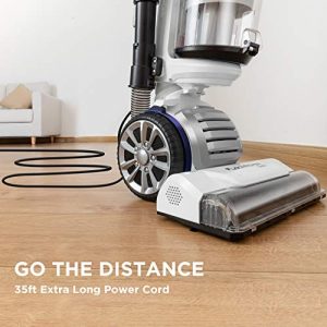 Eureka FloorRover Bagless Upright Pet Vacuum Cleaner, Swivel Steering for Carpet and Hard Floor