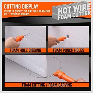 HORUSDY 3 IN 1 Hot Wire Foam Cutter, Foam Cutter Electric Cutting Machine Pen Tools Kit