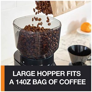 KRUPS GX420851 offee Grinder with Scale, 39 Grind Settings, Large 14 oz Capacity, intuitive Interface, Black