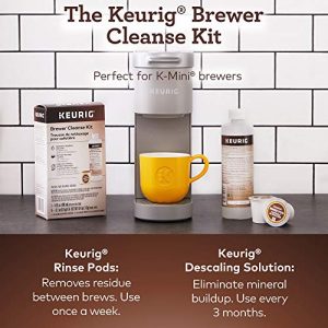 Keurig Brewer Cleanse Kit For Brewer Descaling and MaintenanceIncludes Descaling Solution & Rinse Pods, Compatible with Keurig Classic/1.0 & 2.0 K-Cup Pod Coffee Makers, 5 Count
