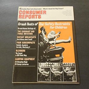 Consumer Reports Jun 1977 Crash Tests; Subcompacts; Blenders; Camping