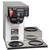 BUNN Axiom DV-3, Dual Voltage Automatic Commercial 12-Cup Coffee Maker, 3 Lower Warmers, 38700.0009