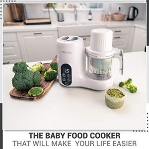 Baby Food Maker - All in one Baby Food Processor - Multi-Function - Vegetable Steamer, Blender, Bottle Sanitizer