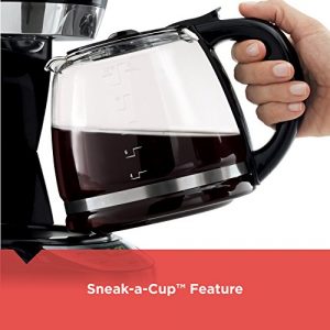 BLACK+DECKER QuickTouch™ Digital Programmable 12-Cup* Coffee Maker, Black, CM1060B-T