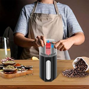 Coffee Grinder Electric,300W Spice Grinder Electric with 304 Stainless Steel Blade and 2.5 Ounce 2 Removable Bowl,Multi-Functional Grinder for Coffee Beans,Spice,Dry Herbs,Cinnamon