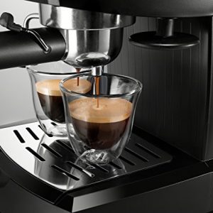 DeLonghi EC155 15 Bar Espresso and Cappuccino Machine, Black