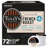 Tully's Coffee French Roast, Single-Serve Keurig K-Cup Pods, Dark Roast Coffee, 72 Count