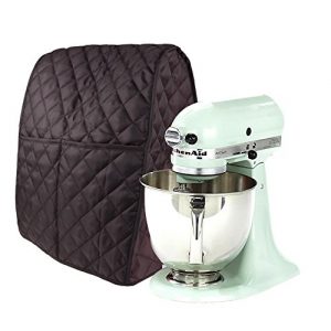NKTM Stand Mixer Cover Dust-proof with Organizer Bag for Kitchen Mixer (Coffee)