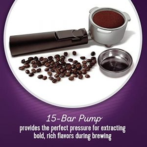 Mr. Coffee Espresso and Cappuccino Maker | Café Barista , Silver