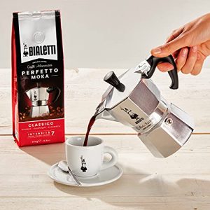 Bialetti - Moka Express: Iconic Stovetop Espresso Maker, Makes Real Italian Coffee, Moka Pot 12 Cups (22 Oz - 670 Ml), Aluminium, Silver