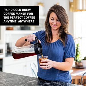 Mobicold 1.0 Electric Cold Brew Coffee Maker – Premium Iced Coffee Maker and Tea Maker, Cold brew in 15 minutes, Easy to Use and Clean, Family Size – Upto 800 ml