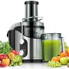 Ultrean Centrifugal Juicer, Juicer Machine with Extra-wide 3" Feed Chute, 2 Speed Juicer Extractor for Fruits & Vegetables, Citrus Juicer Easy to Clean, Electric Juicer with Big Mouth BPA Free, 800W
