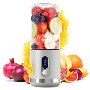 Portable Blender, Togala 15.2 Oz Personal Size Blender for Smoothies, Juice, Shakes and Baby Food, Six Blades and 4000 mAh Type-C Rechargeable Battery Mini Blenders 500ML for Home, Gym, Office, Travel