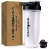 Hydration Nation 28oz Protein Shaker Bottle - BPA Free Shaker Bottles For Protein Mixes With Paddle Shaker Ball - Leakproof Shaker Cup & Smoothie Bottle For Fitness, Pre Workout, Supplements, & More