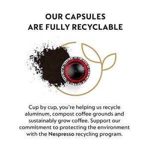 Nespresso Capsules VertuoLine, Half Caffeinato, Mild Roast Coffee, 30 Count Coffee Pods, Brews 7.8oz