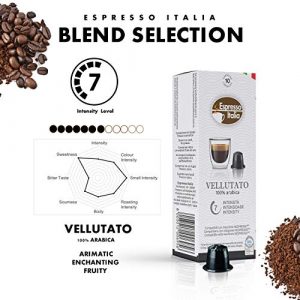 100 Pack Nespresso Compatible Capsules - ESPRESSO ITALIA Variety Pack - Espresso Coffee Capsules for Nespresso Machines Original. Italian Coffee. Ristretto Expresso Coffee Pods