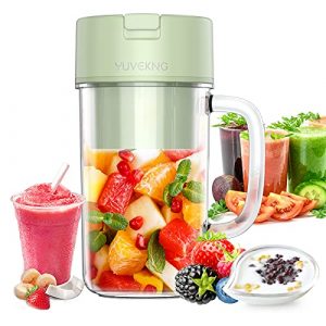 YUVEKNG Personal Blender for Shakes and Smoothies, Portable Blender USB Rechargeable, Mixer One-handheld Drinking BPA-Free, Portable mini Blender