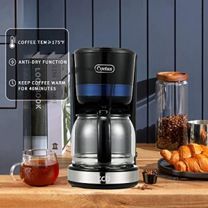 CYETUS 12-Cup Coffee Maker CYK7301, Drip Coffee Brewer Machine, Home Barista