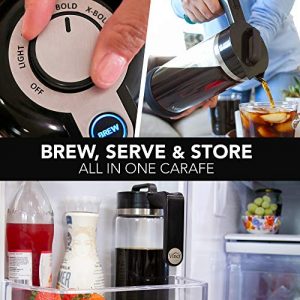 Vinci Express Cold Brew Electric Coffee Maker | Cold Brew in 5 Minutes, 4 Brew Strength Settings & Cleaning Cycle, Easy to Use & Clean, Glass Carafe, 1.1 Liter (37 Fl Ounces)