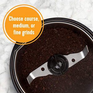 Mr. Coffee Electric Coffee Grinder|Coffee Bean Grinder| Spice Grinder, Black