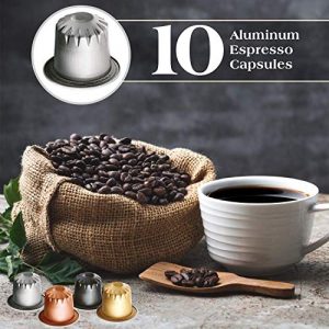 Café Romano Espresso Capsules Single Cup Aluminum Coffee Pods Compatible with Nespresso Original Machine, 80 Capsules, (Variety pack)