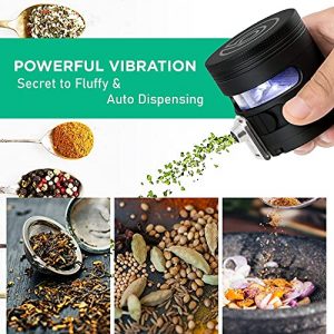 Tectonic9 MANUAL Herb Grinder w/ AUTOMATIC Electric Herbal Spice Dispenser Large 2.5" Aluminum Alloy
