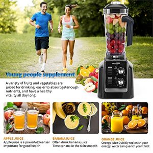 VIFAYHOM Countertop Blender for Shakes and Smoothies,2000ml,1800W High Speed Blenders for Kitchen,Professional blender,Black，smoothie blender
