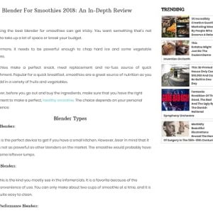 The Best List| A Blender Review Guide