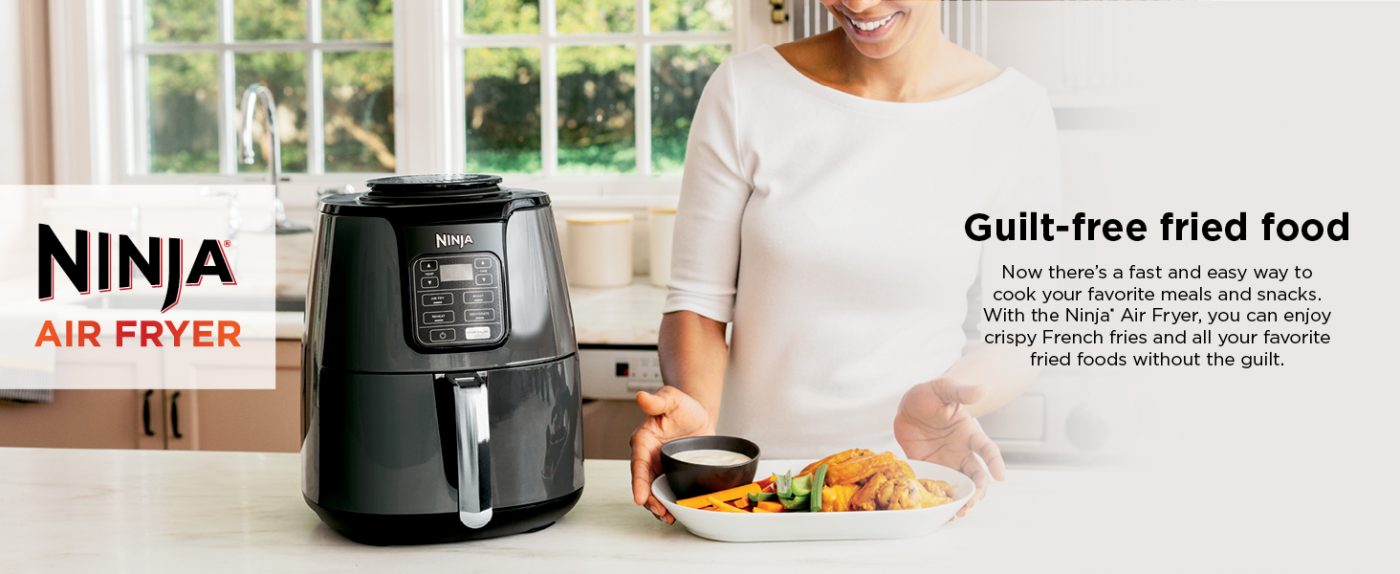 Ninja AF101 Air Fryer 4-Quart Cooking with Little to No Oil